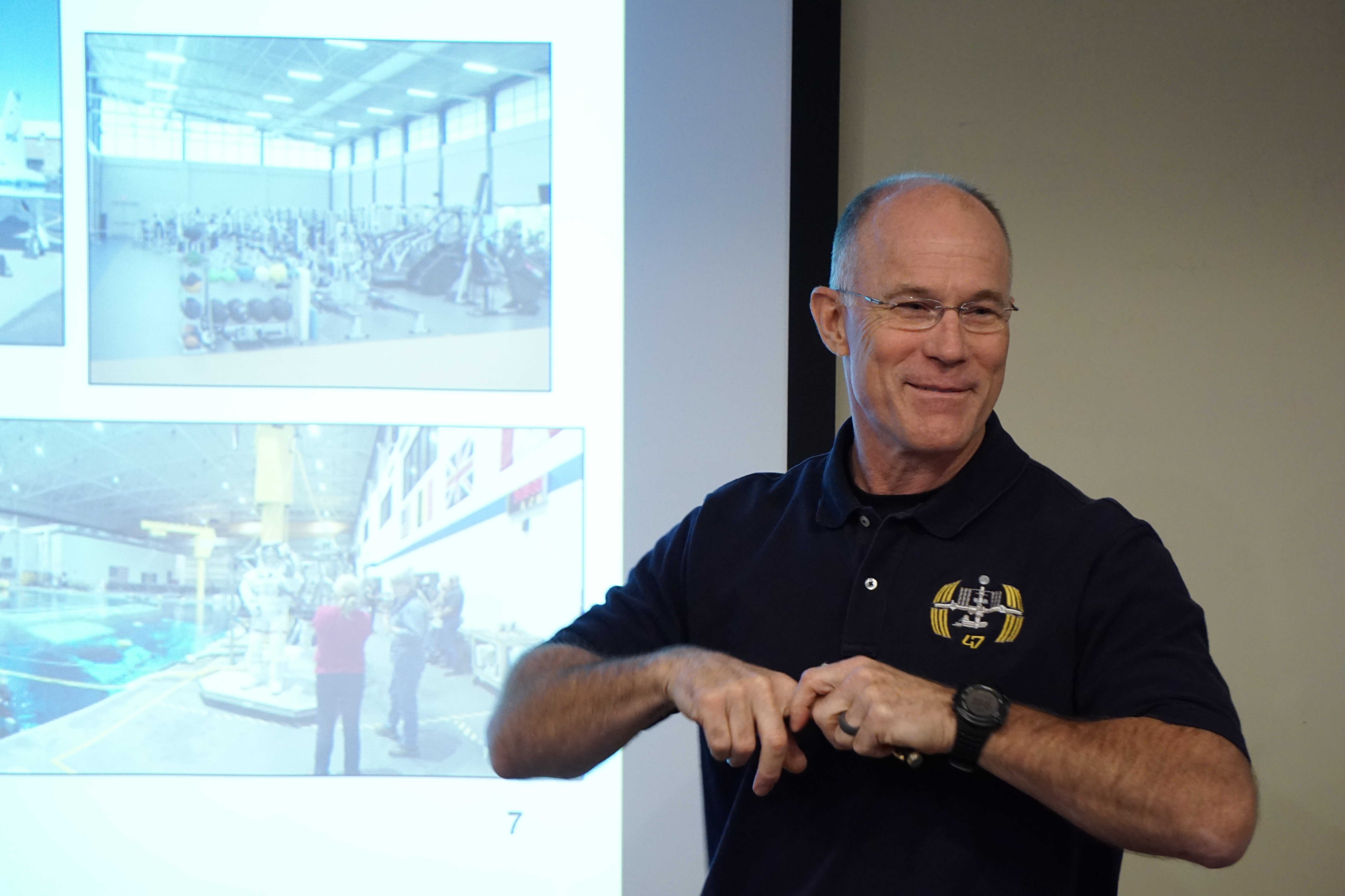 Dr. Rick Scheuring, NASA Flight Surgeon, Presents at National Jewish Health